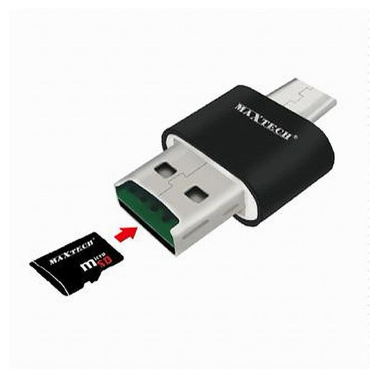 Lettore Scheda Otg2.1 Usb2.0 Micro Sd Compatibile Entrata Type-c Maxtech Lto-sm04         