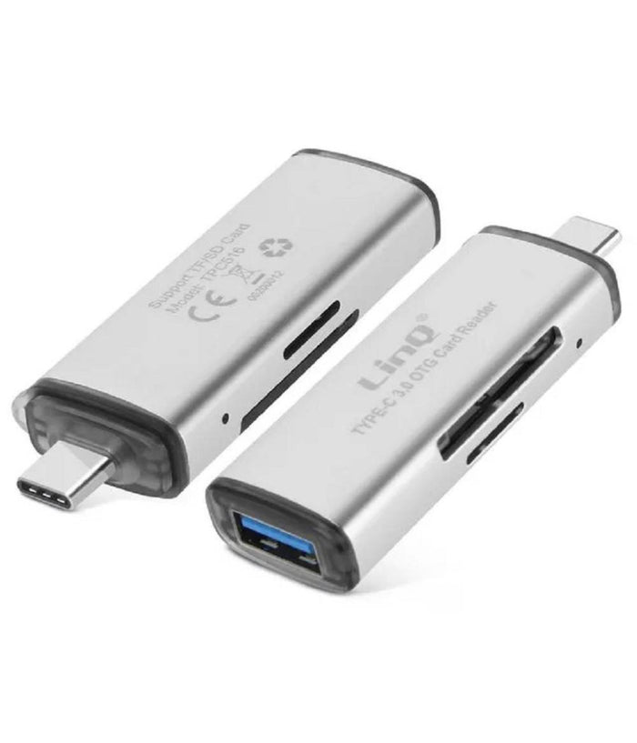 Lettore Schede Sd/micro-sd Connettore Type-c Funzione Otg Con Usb Femmina Tpc516         