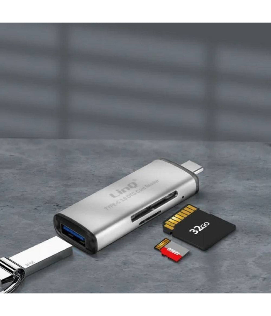 Lettore Schede Sd/micro-sd Connettore Type-c Funzione Otg Con Usb Femmina Tpc516         