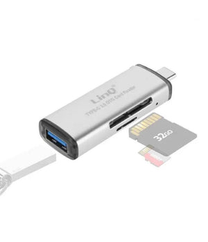 Lettore Schede Sd/micro-sd Connettore Type-c Funzione Otg Con Usb Femmina Tpc516         