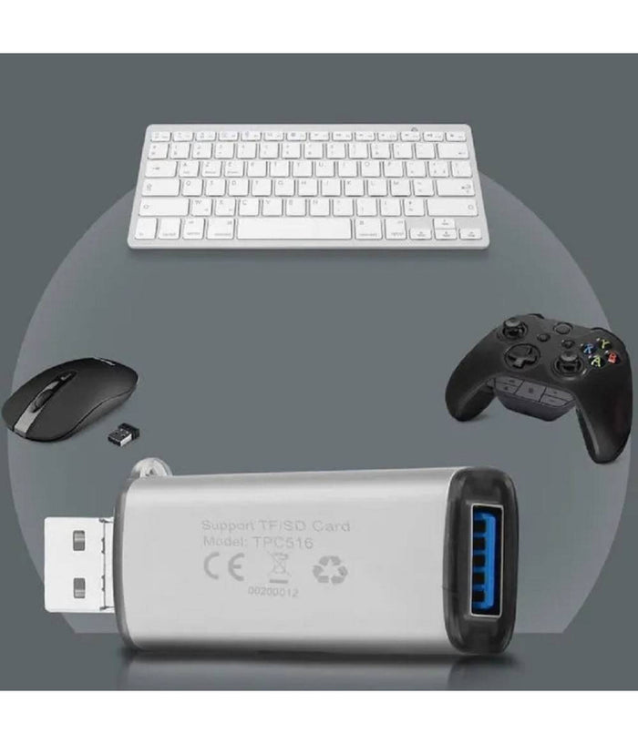 Lettore Schede Sd/micro-sd Connettore Type-c Funzione Otg Con Usb Femmina Tpc516         