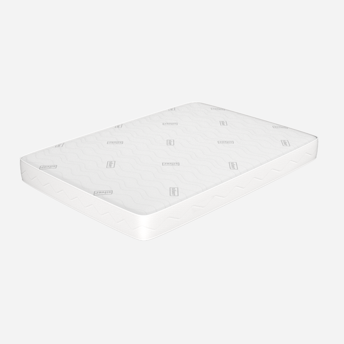 Materasso 140x195, Alto 16 cm - Rivestimento Silver, Waterfoam | Levante H16