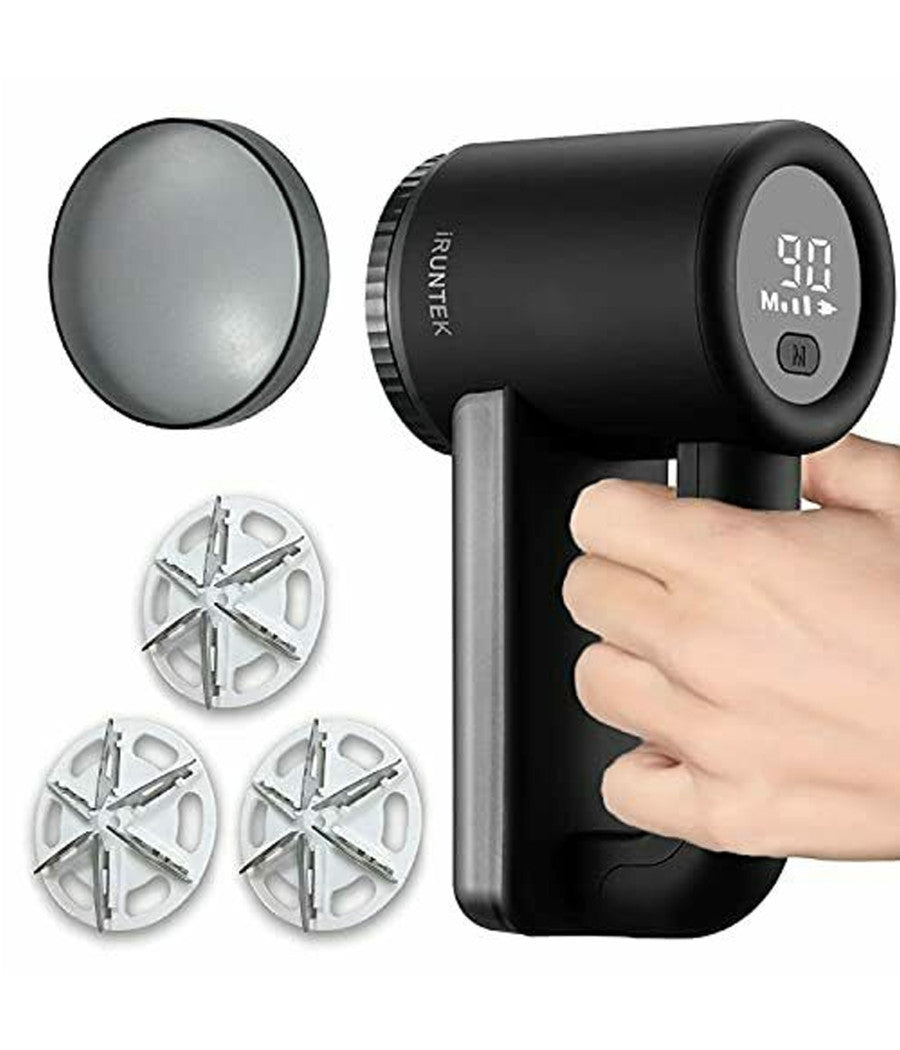 Levapelucchi Elettrico Ricaricabile Rimuovi Leva Tira Pelucchi Lame In Acciaio         