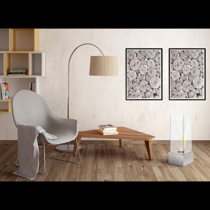 Levels - Biocamino da terra (25cm X 25cm H. 65cm) – Grigio - Design twist