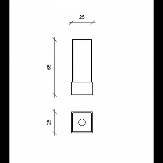 Levels - Biocamino da terra (25cm X 25cm H. 65cm) – Grigio - Design twist
