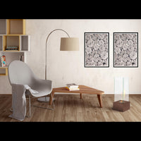 Levels - Biocamino da terra (25cm X 25cm H. 65cm) – Ruggine - Design twist