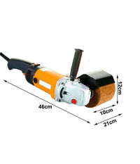 Levigatrice A Rullo Spazzolatura Satinatura Metalli Smerigliatrice 1900w Mod 120         