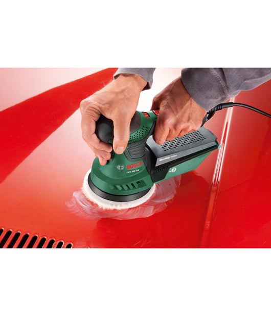 Levigatrice Bosch Pex 300 Ae Roto Orbitale 270 Watt Lucidatrice + 25 Fogli         