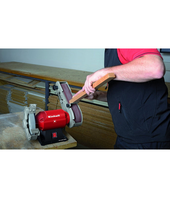 Levigatrice Combinata Da Banco Con Mola E Nastro Abrasivo Einhell Th-us 240         