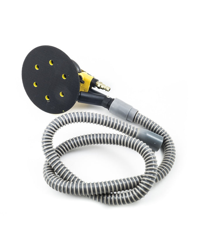 Levigatrice Orbitale Ad Aria Con Tubo Aspira Polvere Per Compressore 6" 150mm         