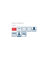 Levigatrice Orbitale Palmare Bosch Gss 140 A Professionale 180 Watt Microfiltro         