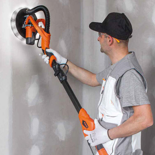 LEVIGATRICE PER MURO CARTONGESSO KSW750 CON MANICO ESTENSIBILE Ø225mm KAPRIOL