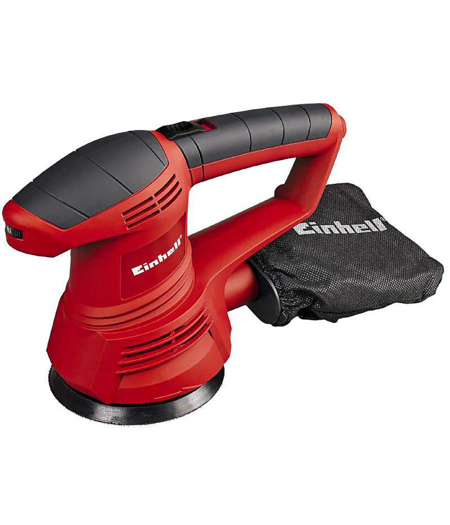 Levigatrice Roto Orbitale Einhell Tc-rs 38e Scartavetratrice Con Raccoglipolvere         