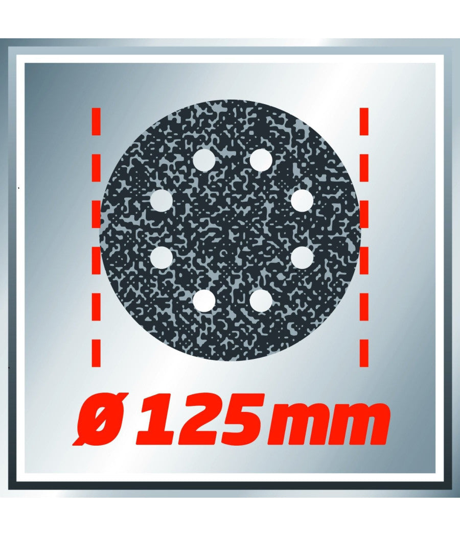 Levigatrice Roto Orbitale Einhell Tc-rs 38e Scartavetratrice Con Raccoglipolvere         
