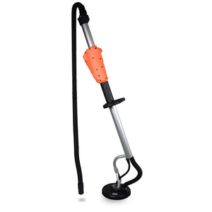 Levigatrice a giraffa orbitale per parete muro cartongesso soffitto 710w con tubo attacco aspirapolvere 6 dischi