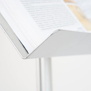 Leggio in metallo con portalibro A3