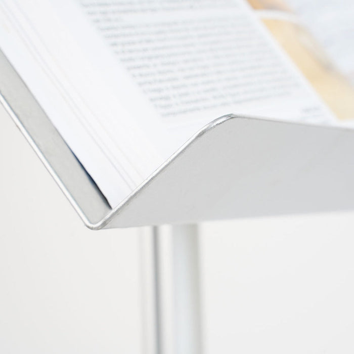Leggio in metallo con portalibro A3