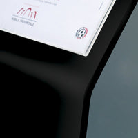 Leggio in metallo verniciato nero