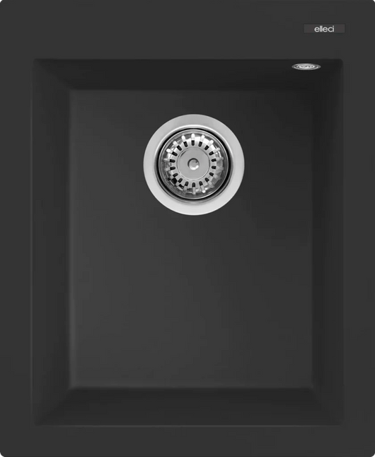 Lavello QUADRA 100 41X50 1 vasca NERO 40