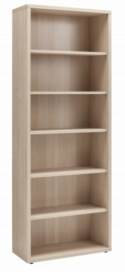 Librerie Leonardo con ante e ripiani in finitura Rovere e Nero chalet ZCMLEOLIB341