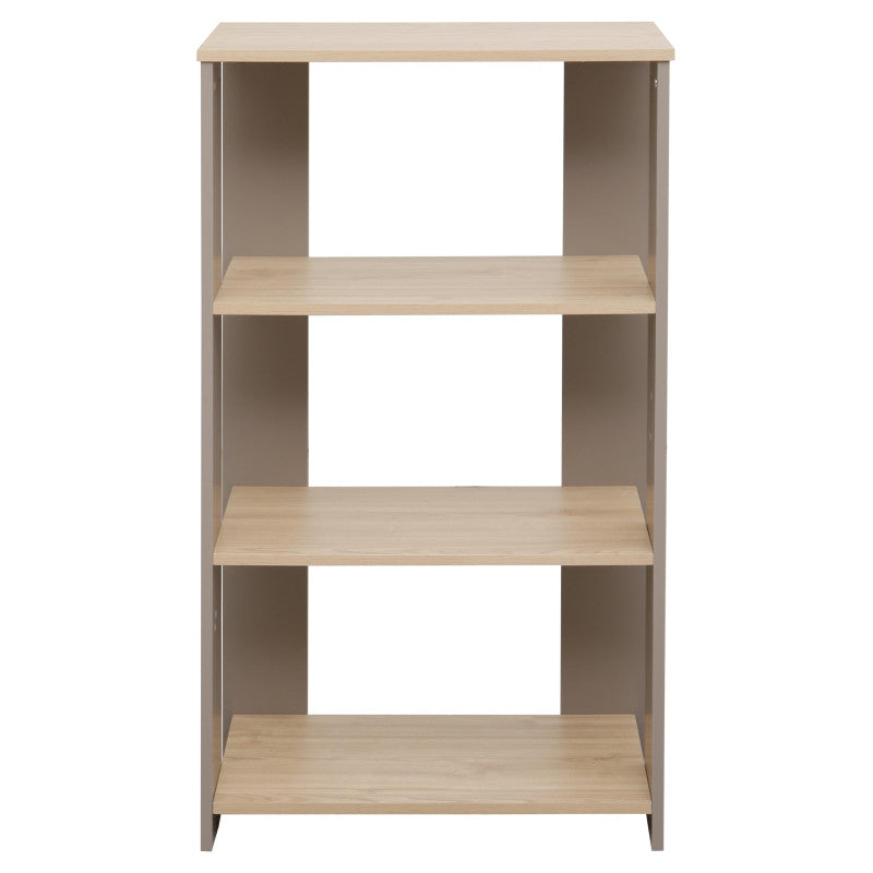 Libreria Baez 60x30x107 5 Cm Naturale E Tortora