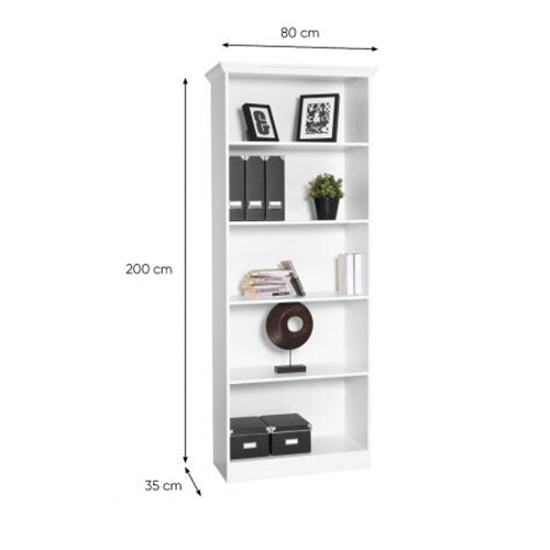 Libreria per ufficio o soggiorno Bianco, ZFRLIBLAND22