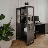 Libreria bifacciale Sumatra20A colore antracite