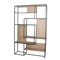 Libreria Chelsea Ripiani Sfalsati 120x32x189,5cm