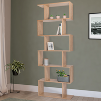 IDMarket - Libreria form S faggio look 189 cm SOFIA