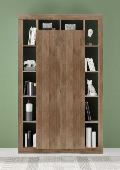 Colonna libreria, dispensa a 2 ante Mercure, ZLCLIBRIM05