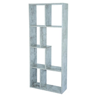 Libreria Ripiani Sfalsati 63x24x150 Cemento