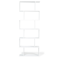IDMarket - Libreria SOFIA form S legno bianco 189 cm