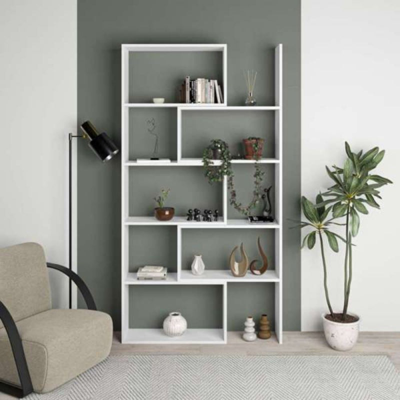 Libreria Wish estensibile angolare bianca 200h