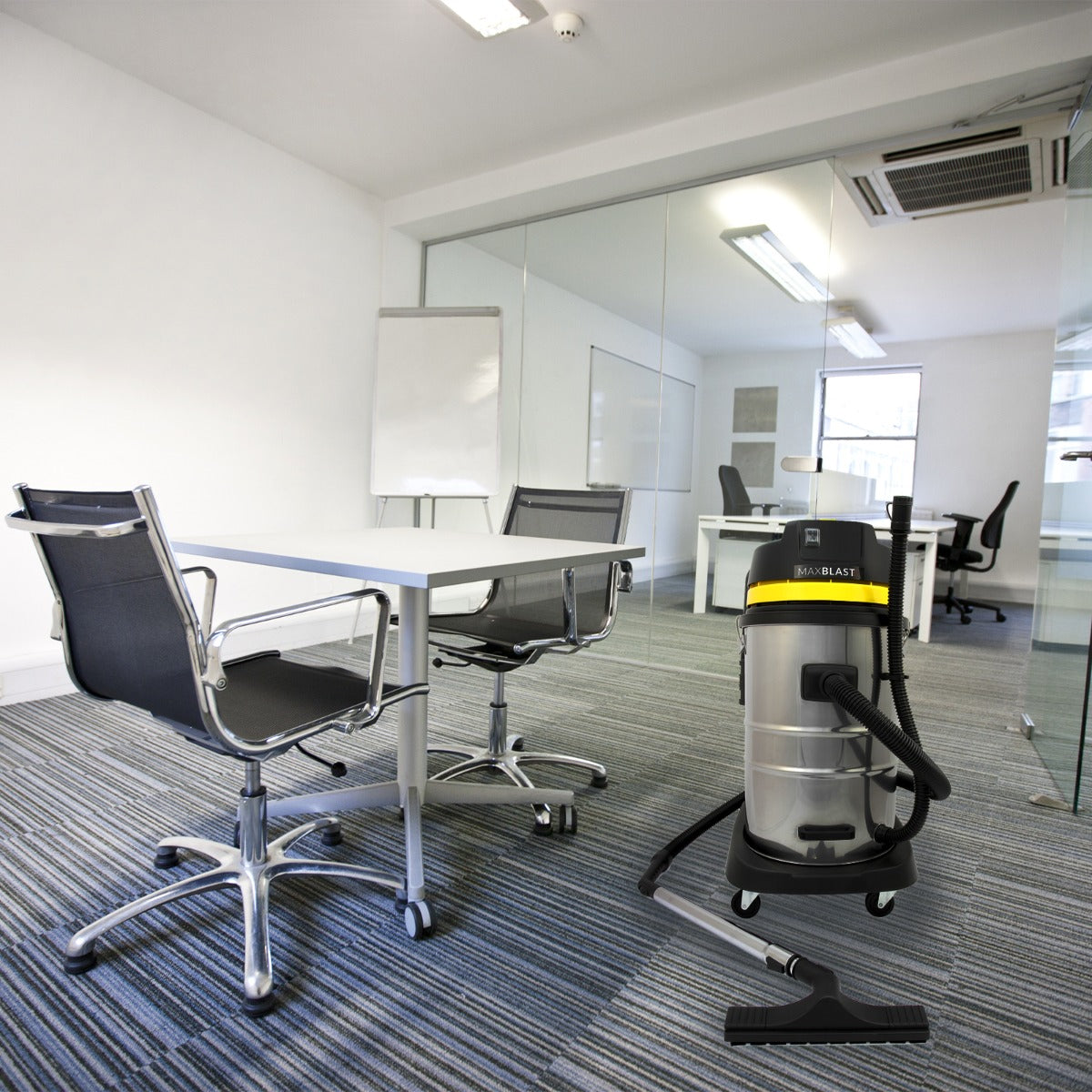 Aspirapolvere Industriale 60 Litri A Secco e A Umido con 3 Accessori per Pulizia