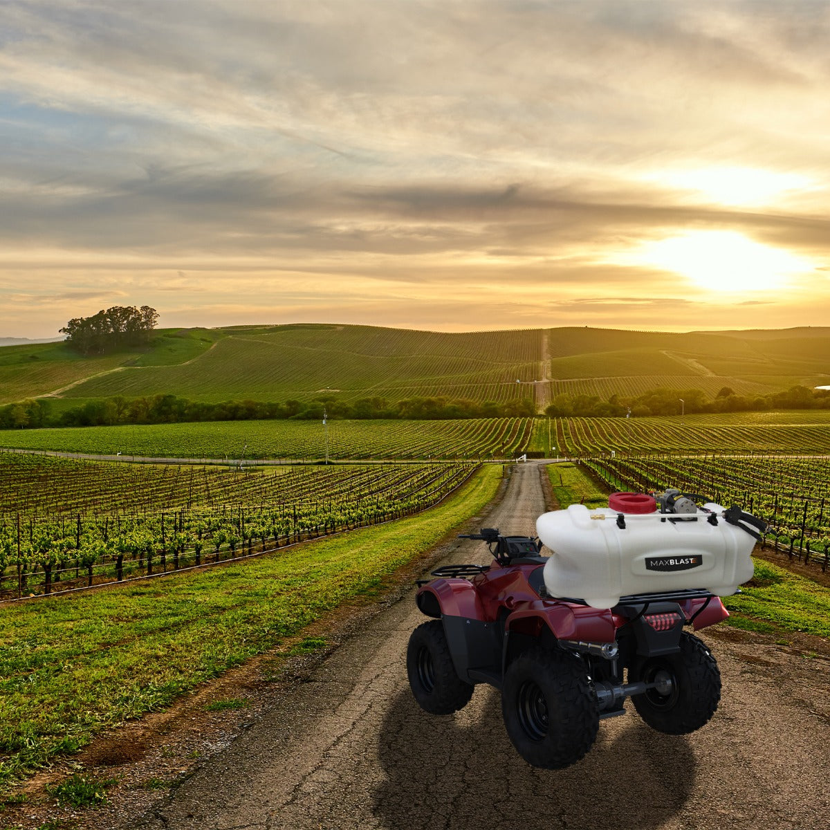 Polverizzatore Per Moto Quad ATV 60L con Asta 6 Ugelli e Lancia a Mano 12Bar 12V