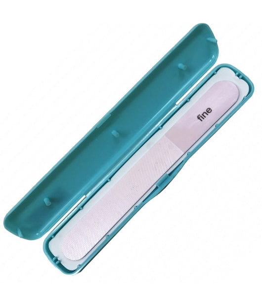 Lima In Ceramica Per Unghie Grana Fine Vetro Per Ricostruzione Nail Art Gel         