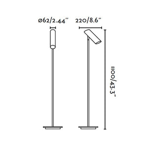 LINK, Piantana per Interni, Faro Barcelona