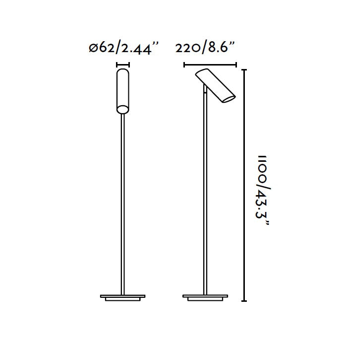 LINK, Piantana per Interni, Faro Barcelona