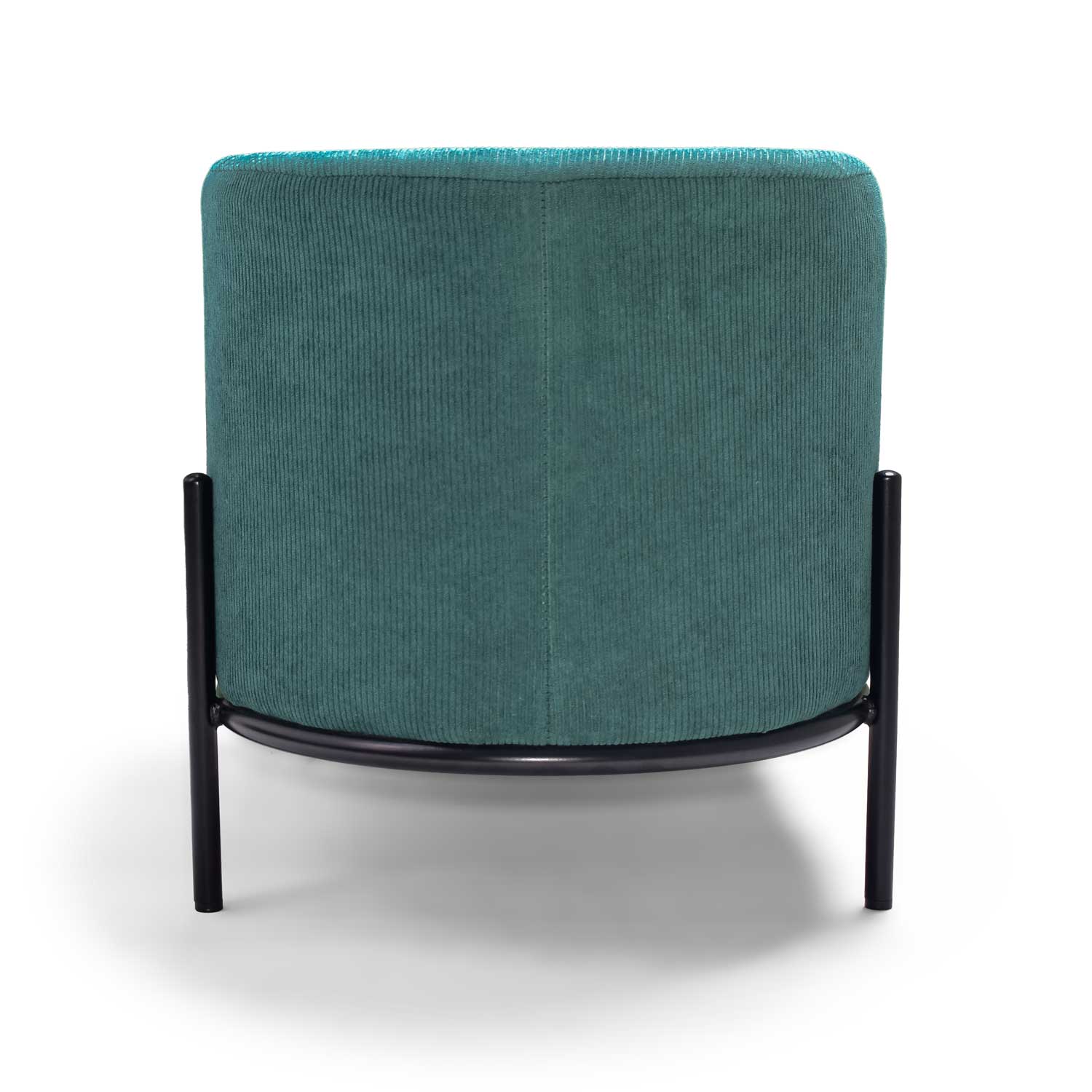 LIPSIA VELVET - Pouf ovale in velluto a coste