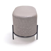 LIPSIA LETHERETTE - Pouf ovale in letherette