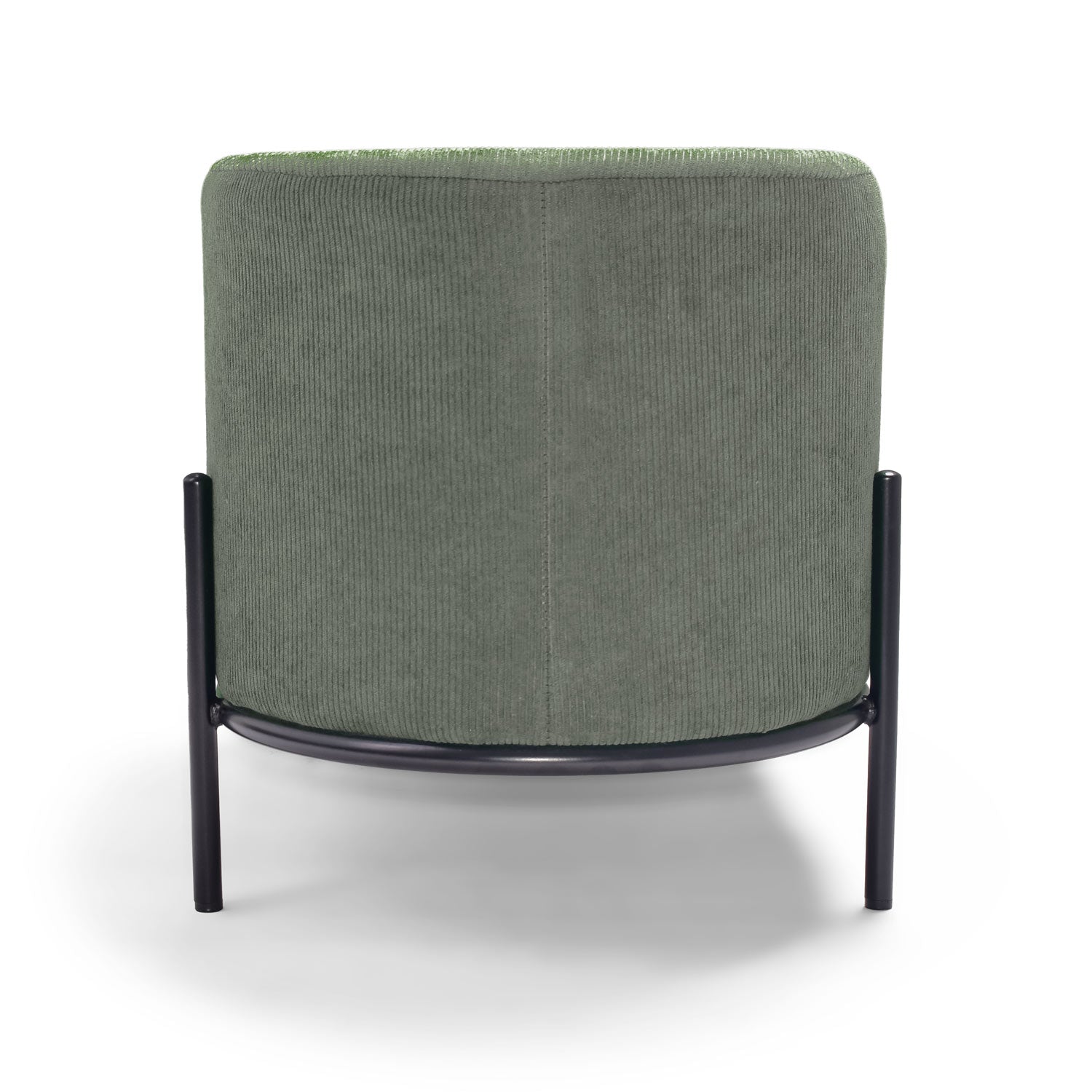 LIPSIA VELVET - Pouf ovale in velluto a coste