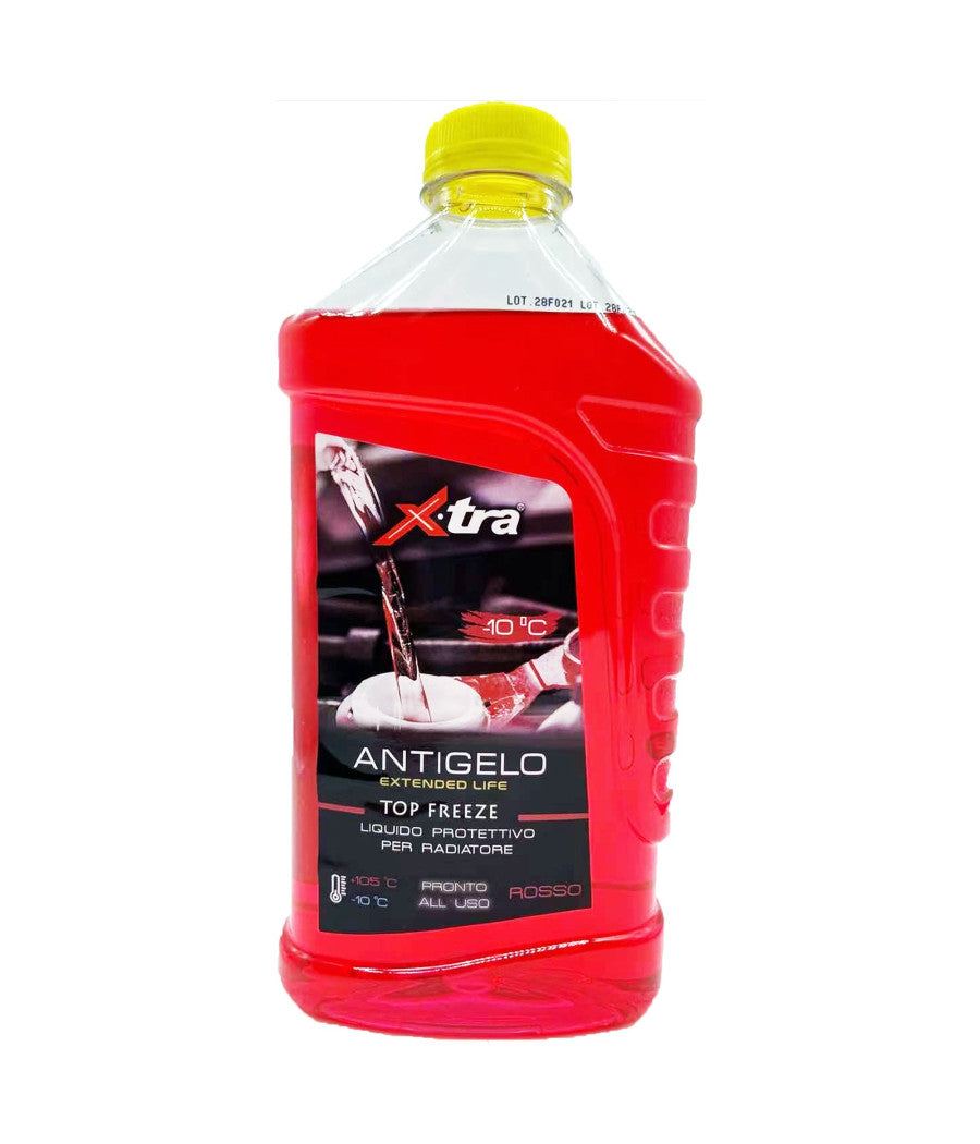 Liquido Antigelo Rosso 1 Lt Super Concentrato Per Radiatore Protezione Motore         