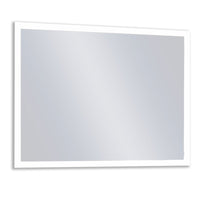 Specchio led retroilluminato rettangolare reversibile pilu, misura 90x70