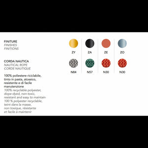 LISA SWING SEDUTA SOSPESA CON STRUTTURA AUTOPORTANTE SCAB DESIGN MADE IN ITALY