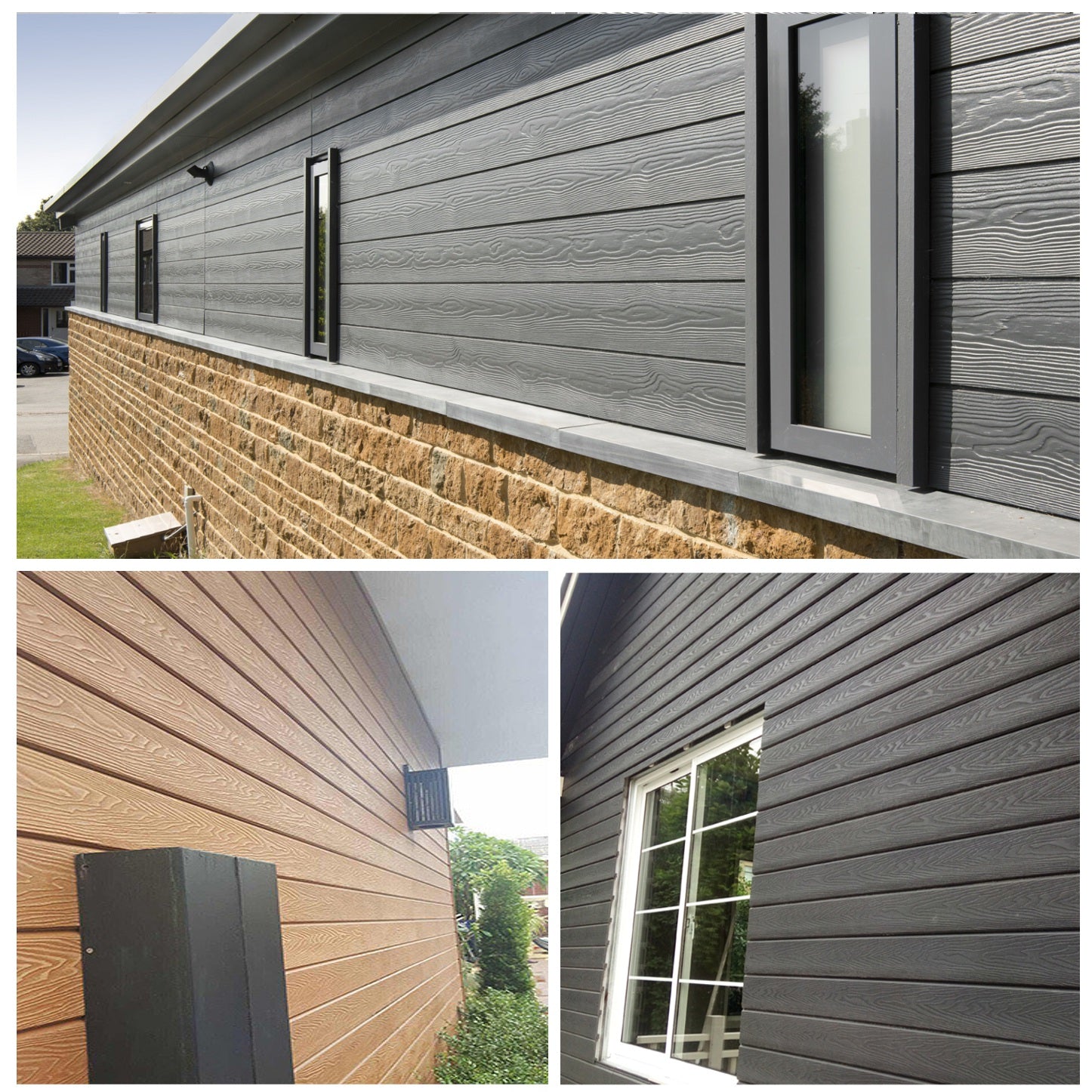 Listoni WPC 3D Covre 30m² per rivestimenti colore Teak Plus listone 174x2200mm spessore 21mm