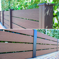 Listoni WPC 3D L196xH183cm per recinzione colore Rovere listone 150x1805mm spessore 20mm