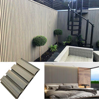 Listoni WPC Elegant 10m² per rivestimenti colore Beige listone co-estruso 219x2200mm spessore 26mm