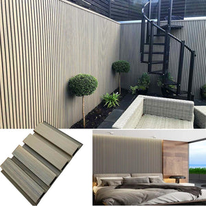 Listoni WPC Elegant 20m² per rivestimenti colore Beige listone co-estruso 219x2200mm spessore 26mm