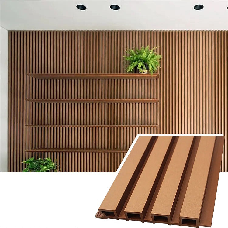 Listoni WPC Elegant 30m² per rivestimenti colore Teak listone co-estruso 219x2200mm spessore 26mm