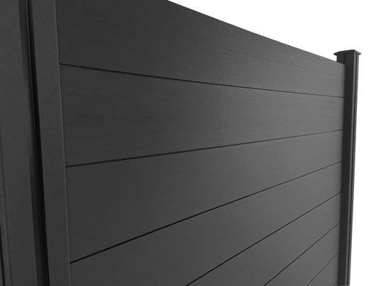 Listoni WPC L196xH183cm per recinzione colore Antracite listone 205x1805mm spessore 20mm